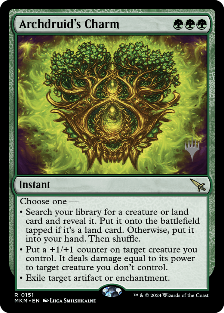Archdruid's Charm (Promo Pack) [Murders at Karlov Manor Promos]-1