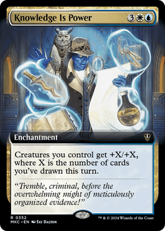 Knowledge is Power (Extended Art) [Murders at Karlov Manor Commander]-1