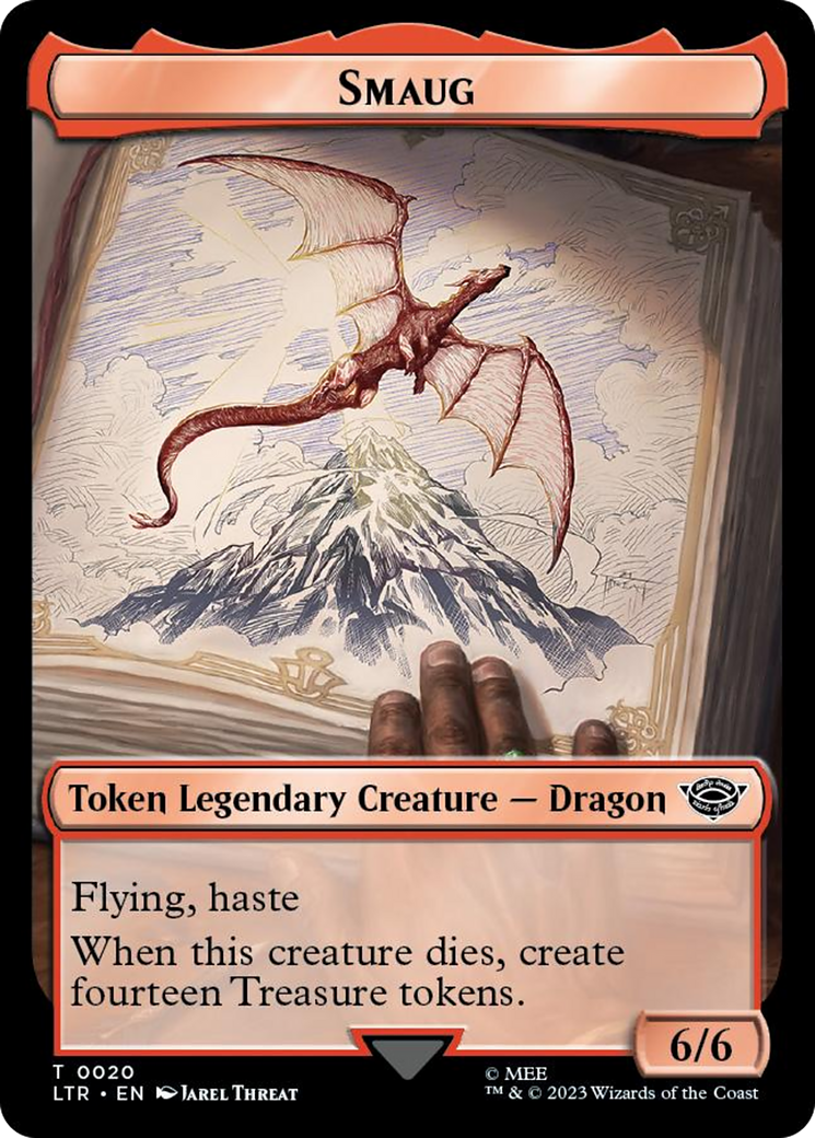 Smaug (TLTR-020) - Tales of Middle-earth Tokens Foil-1