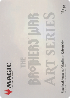 Retrieval Agent // Retrieval Agent (ABRO-011) - The Brothers' War Art Series (Borderless) Foil-2