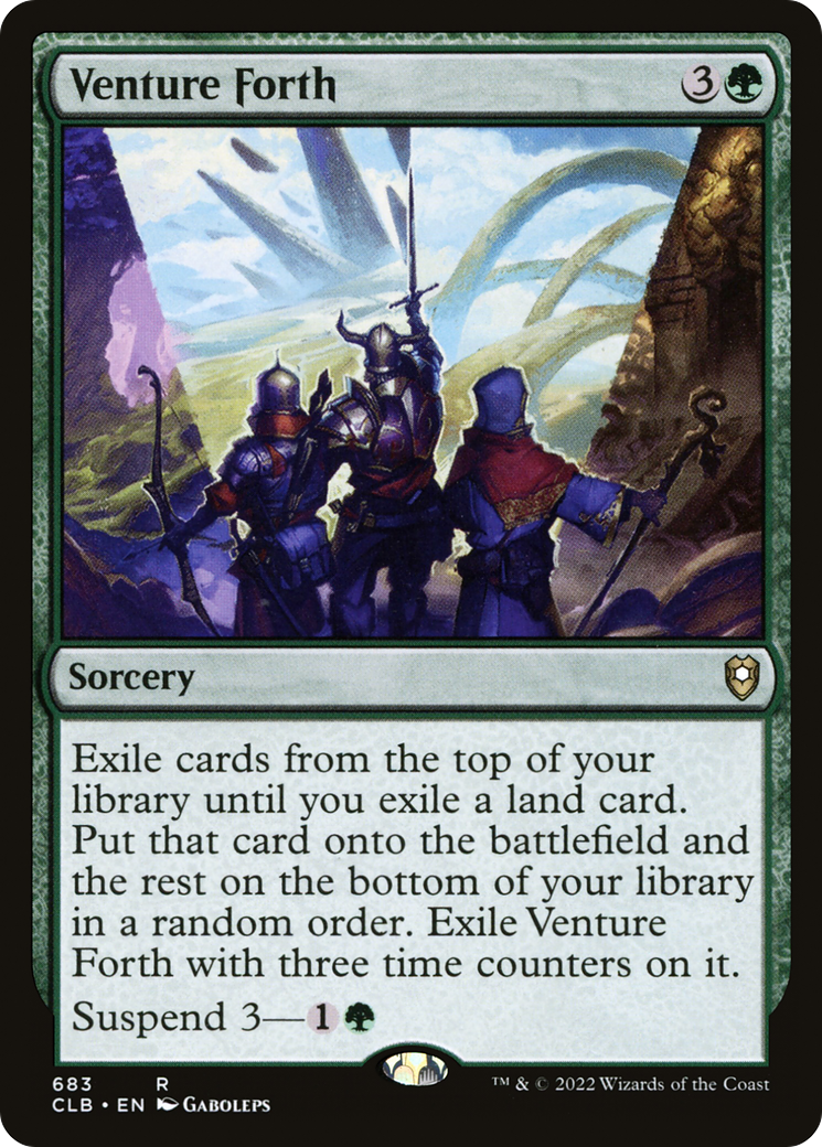 Venture Forth (CLB-683) - Commander Legends: Battle for Baldur's Gate-1