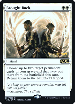 Brought Back [Core Set 2020 Prerelease Promos]-1