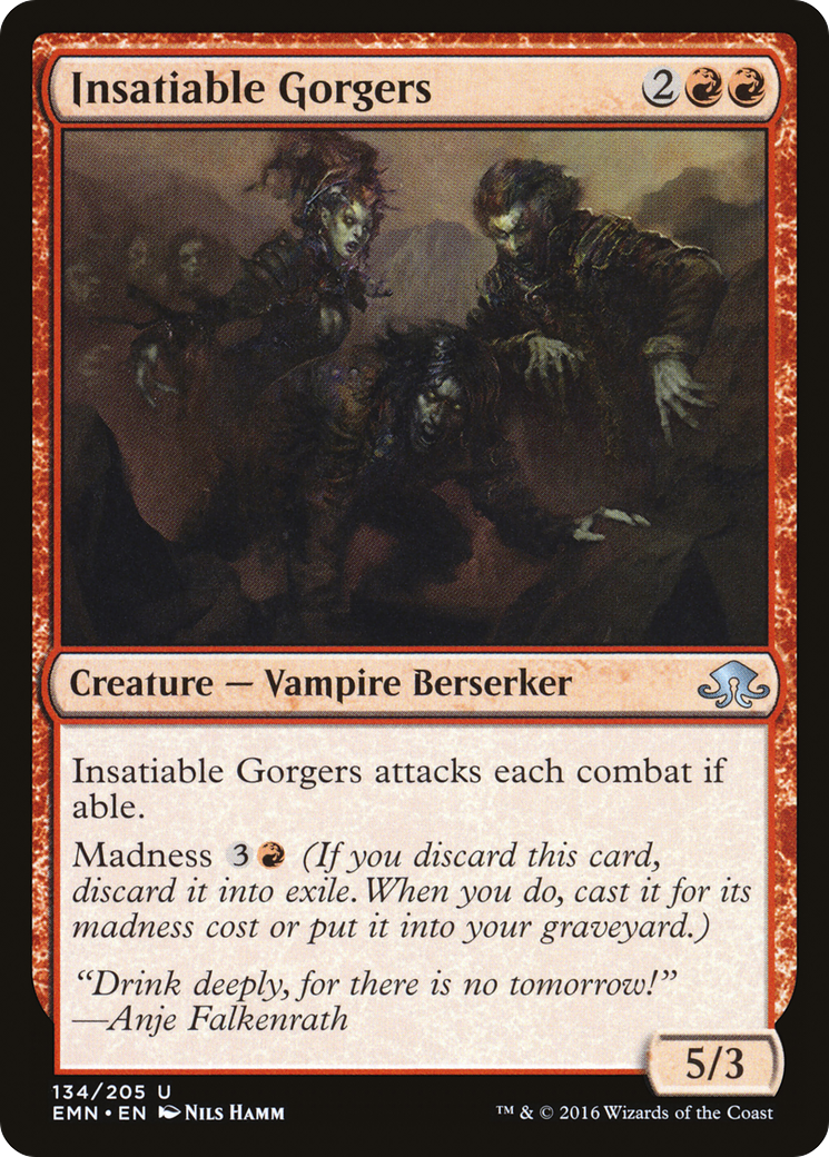 Insatiable Gorgers [Eldritch Moon]-1