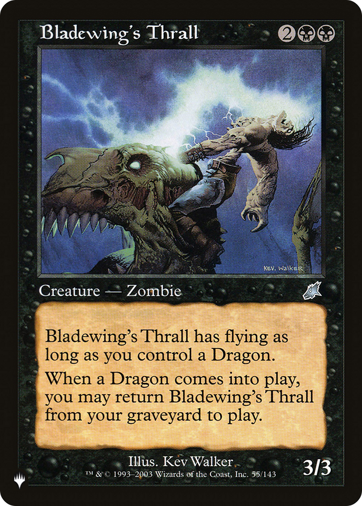 Bladewing's Thrall [The List]-1