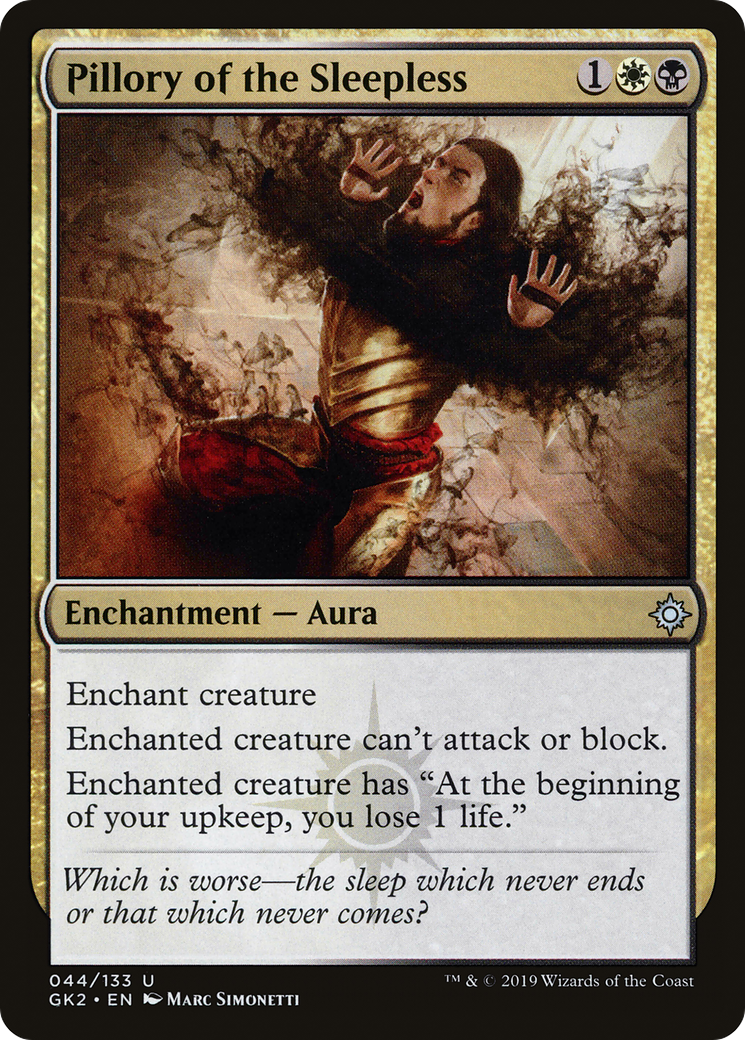 Pillory of the Sleepless [Ravnica Allegiance Guild Kit]-1