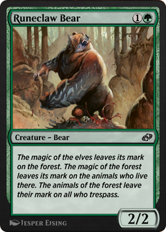 Runeclaw Bear (J21-624) - Jumpstart: Historic Horizons-1