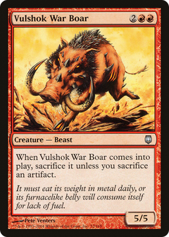 Vulshok War Boar (DST-072) - Darksteel-1