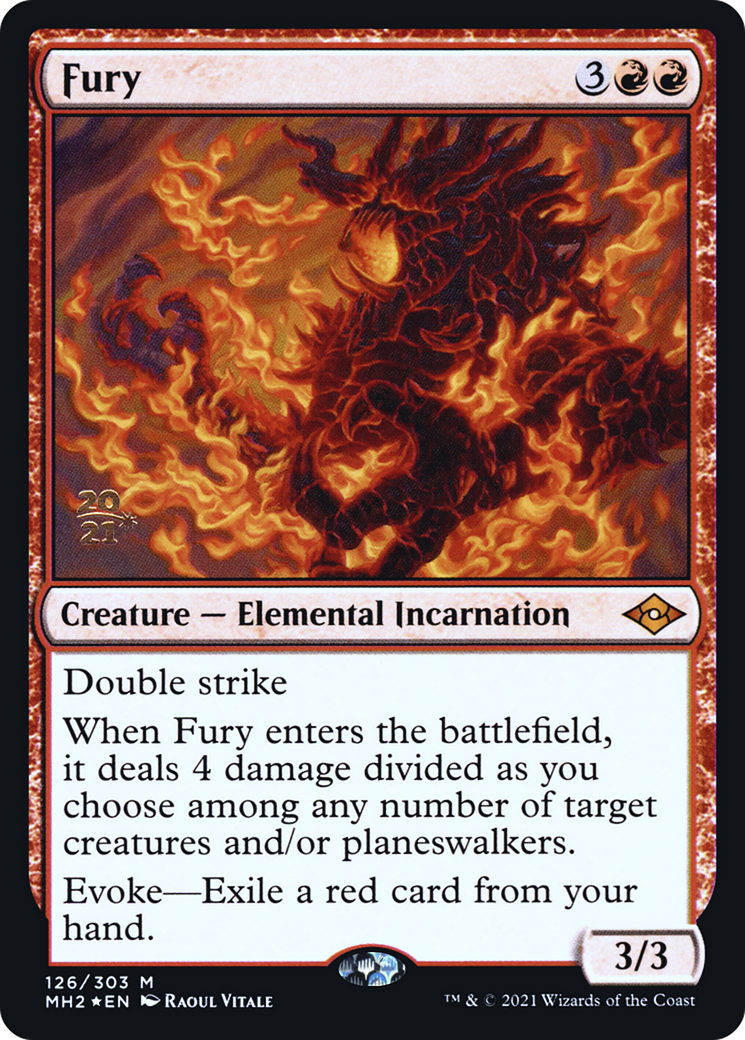 Fury [Modern Horizons 2 Prerelease Promos]-1