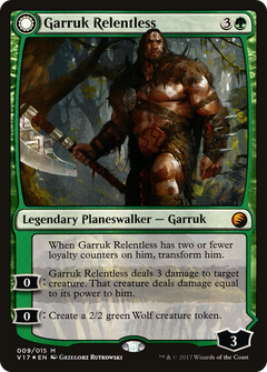 Garruk Relentless // Garruk, the Veil-Cursed [From the Vault: Transform]-3