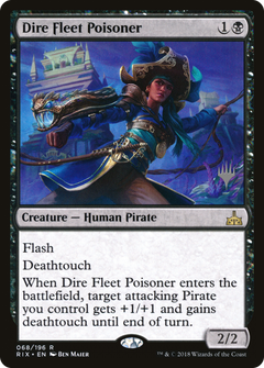 Dire Fleet Poisoner (Promo Pack) [Rivals of Ixalan Promos]-1