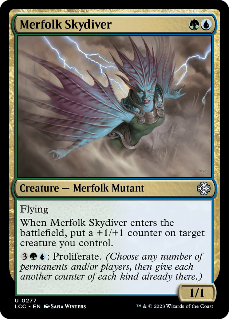 Merfolk Skydiver [The Lost Caverns of Ixalan Commander]-1