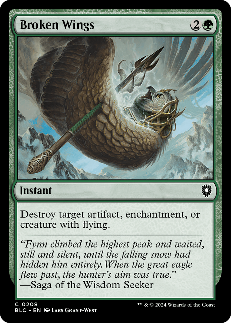 Broken Wings [Bloomburrow Commander]-1