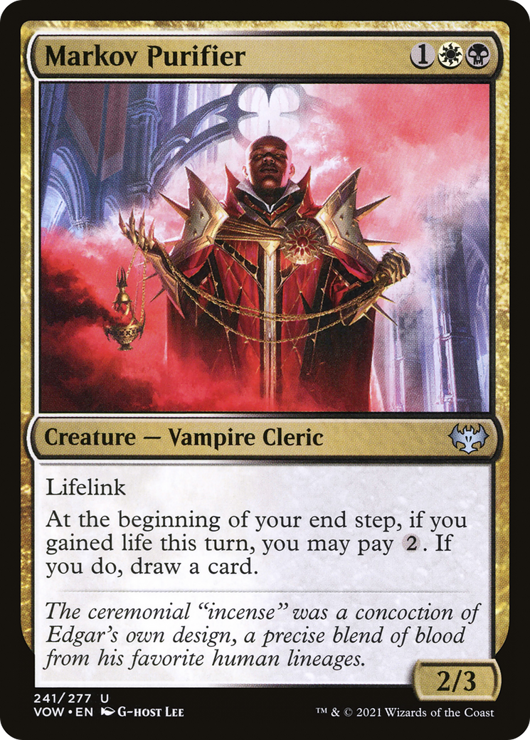 Markov Purifier [Innistrad: Crimson Vow]-1