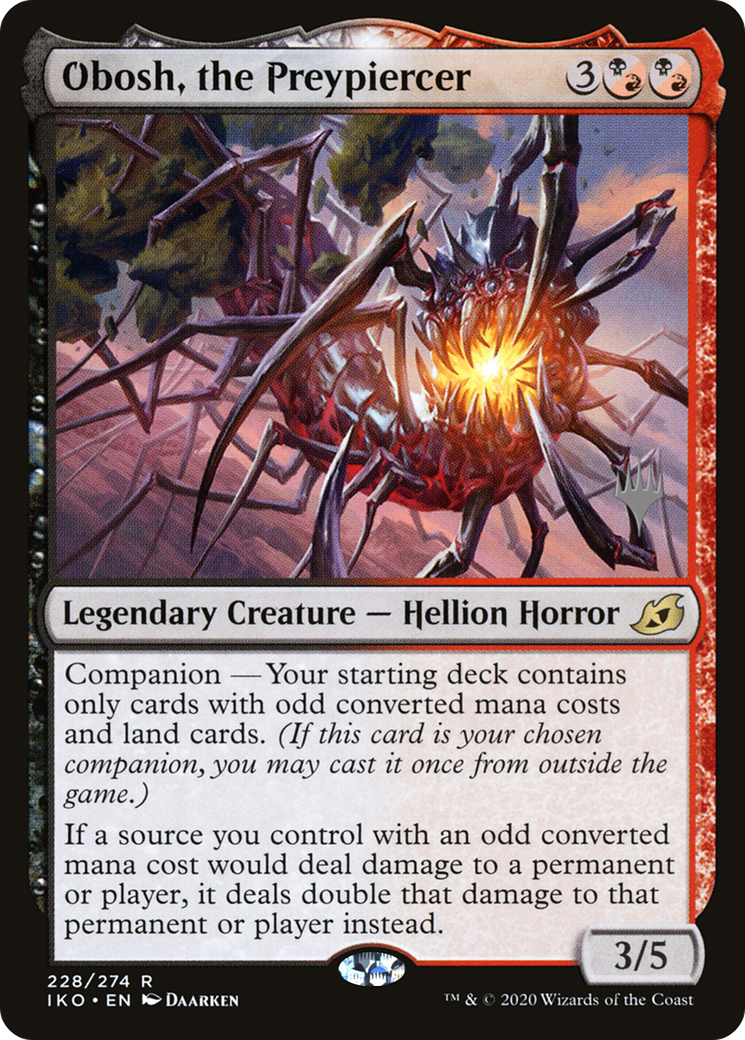 Obosh, the Preypiercer (Promo Pack) [Ikoria: Lair of Behemoths Promos]-1