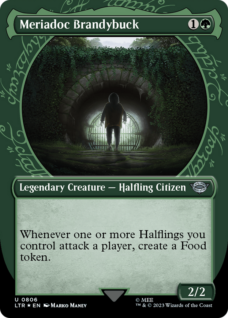 Meriadoc Brandybuck (Showcase) (Surge Foil) [The Lord of the Rings: Tales of Middle-Earth]-1