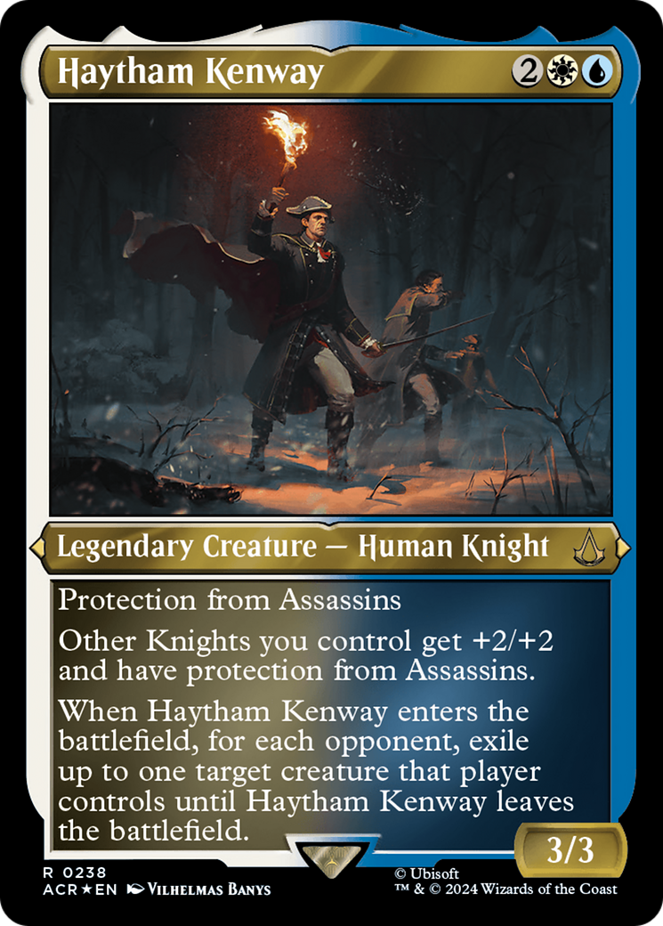 Haytham Kenway (ACR-238) - Assassin's Creed Etched Foil-1