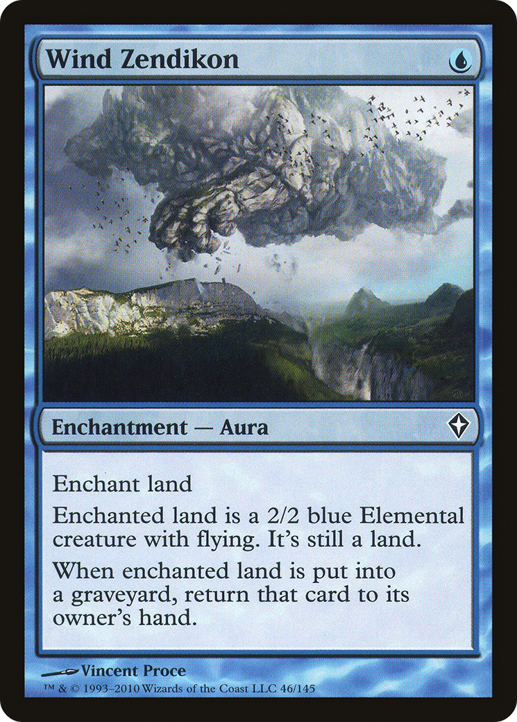Wind Zendikon (WWK-046) - Worldwake Foil-1