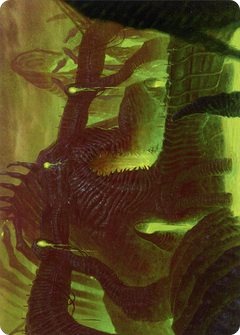 The Dross Pits // The Dross Pits (AONE-058) - Phyrexia: All Will Be One Art Series (Borderless) Foil-1