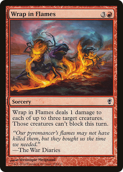 Wrap in Flames (CNS-158) - Conspiracy Foil-1