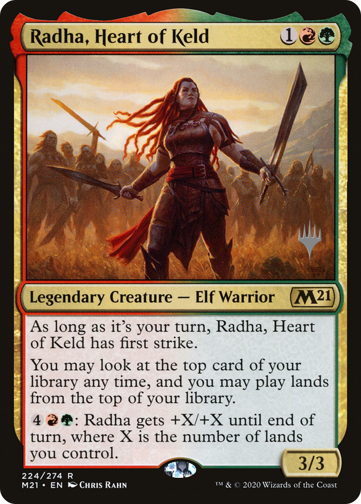 Radha, Heart of Keld (Promo Pack) [Core Set 2021 Promos]-1