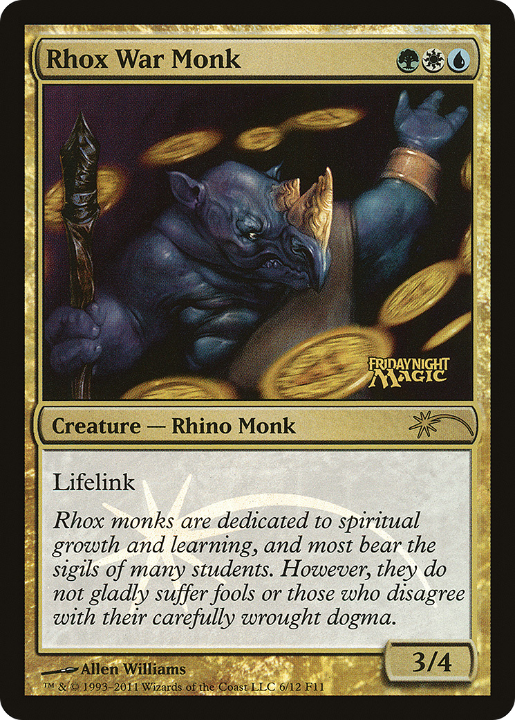 Rhox War Monk [Friday Night Magic 2011]-1