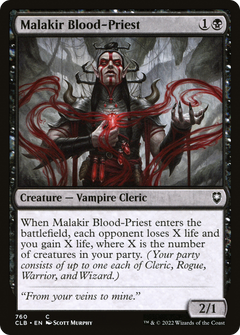 Malakir Blood-Priest [Commander Legends: Battle for Baldur's Gate]-1