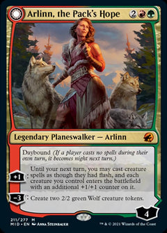 Arlinn, the Pack's Hope // Arlinn, the Moon's Fury [Innistrad: Midnight Hunt]-1