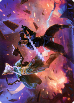 Explosive Entry // Explosive Entry (ANEO-013) - Neon Dynasty Art Series (Borderless) Foil-1