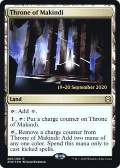 Throne of Makindi [Zendikar Rising Prerelease Promos]-1