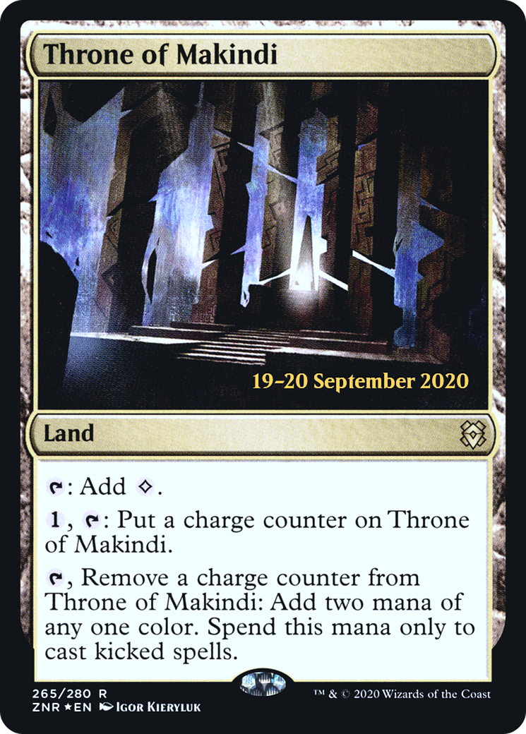 Throne of Makindi [Zendikar Rising Prerelease Promos]-1