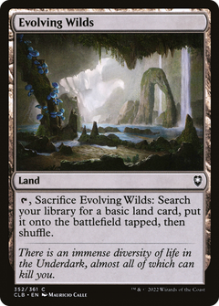 Evolving Wilds [Commander Legends: Battle for Baldur's Gate]-1