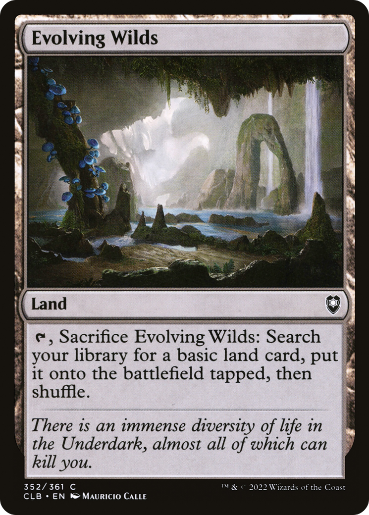Evolving Wilds [Commander Legends: Battle for Baldur's Gate]-1
