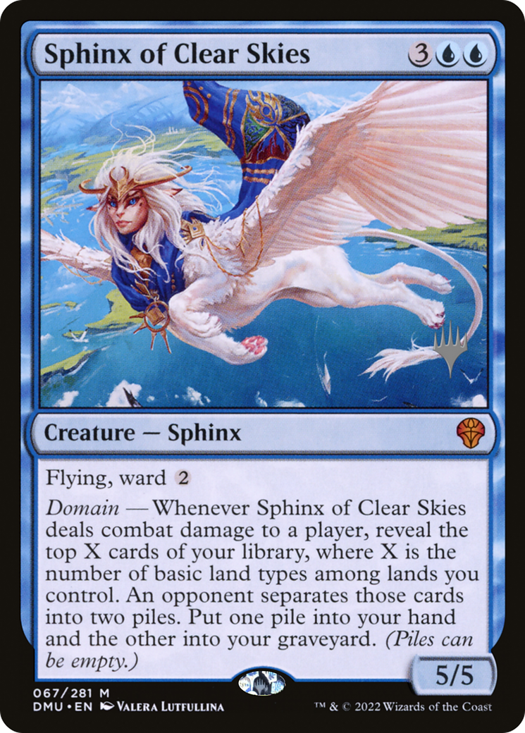 Sphinx of Clear Skies (Promo Pack) [Dominaria United Promos]-1