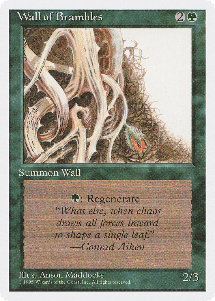 Wall of Brambles (4ED-) - Fourth Edition-1