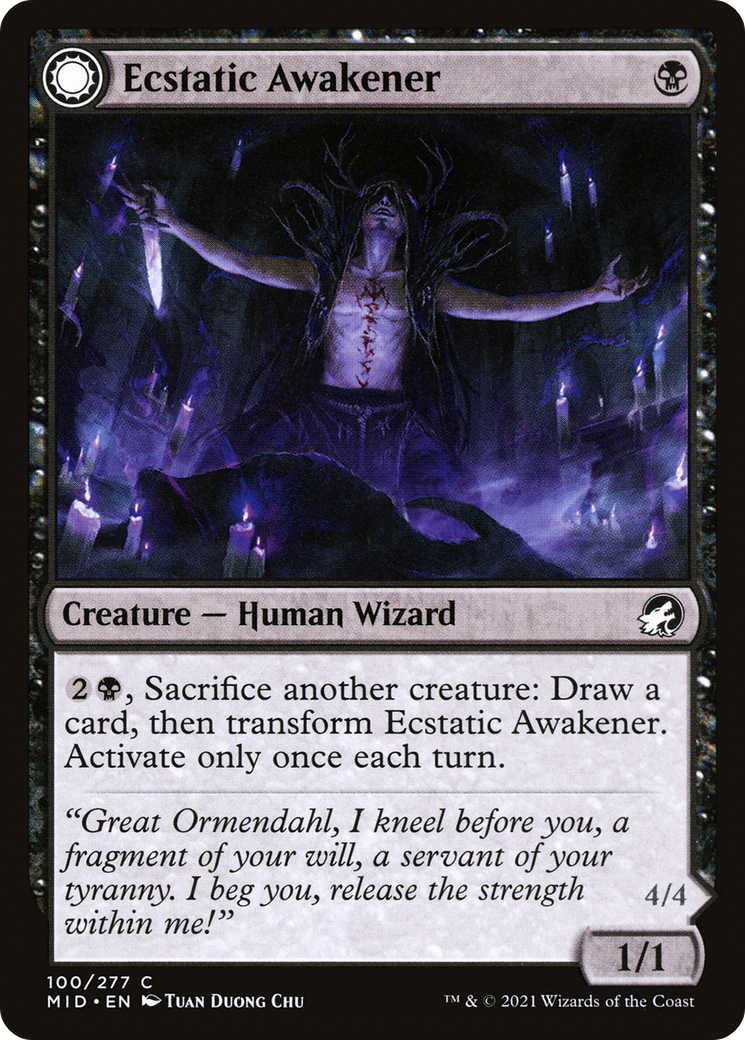 Ecstatic Awakener // Awoken Demon [Innistrad: Midnight Hunt]-3