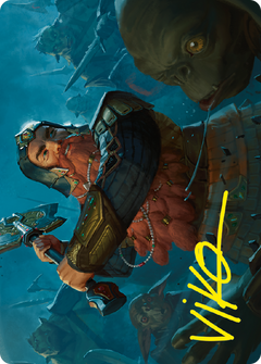 Gimli, Counter of Kills // Gimli, Counter of Kills (ALTR-010) - Tales of Middle-earth Art Series (Borderless)-3