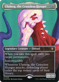 Ulamog, the Ceaseless Hunger (Textured Foil) (CMM-1059) - Commander Masters (Borderless) Foil-1
