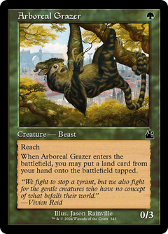 Arboreal Grazer (Retro Frame) [Ravnica Remastered]-1