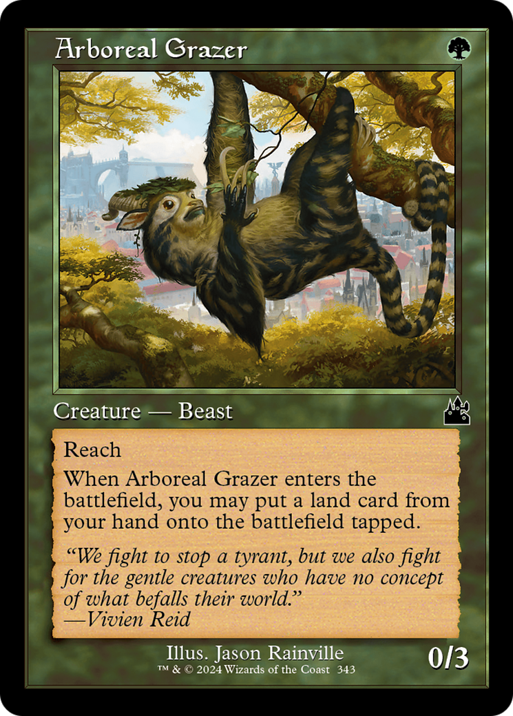 Arboreal Grazer (Retro Frame) [Ravnica Remastered]-1
