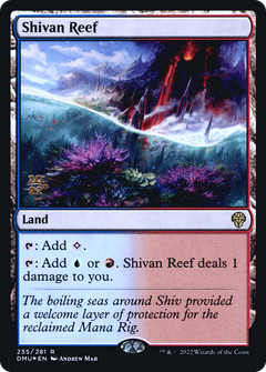 Shivan Reef [Dominaria United Prerelease Promos]-1