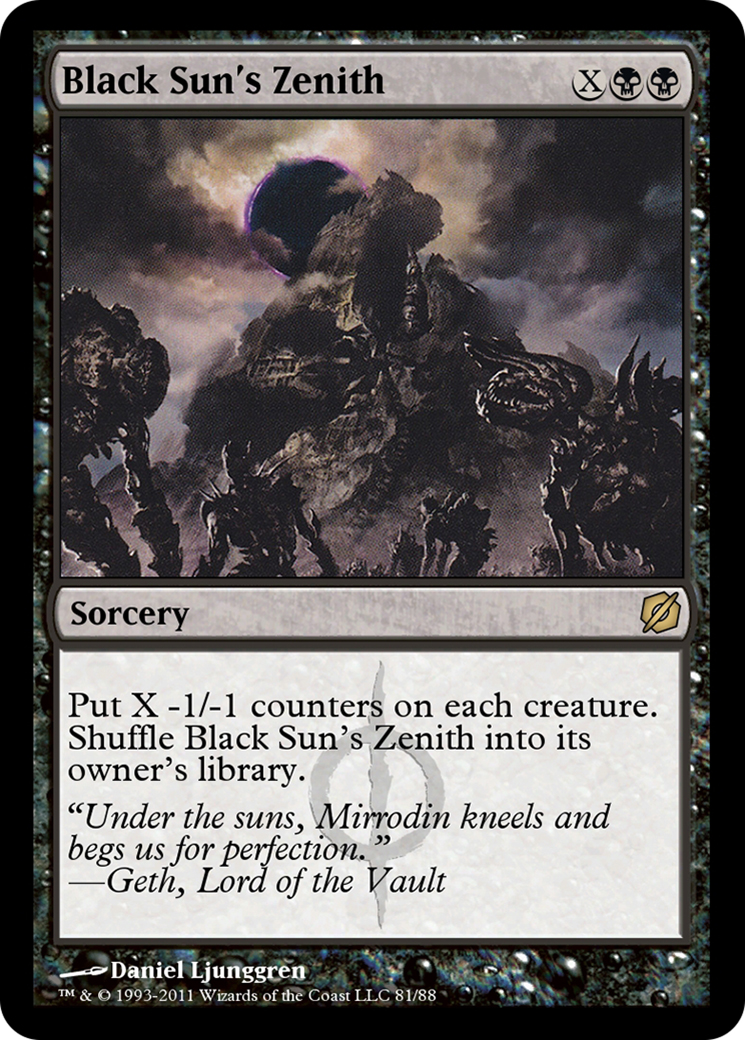 Black Sun's Zenith (TD2-081) - Duel Decks: Mirrodin Pure vs. New Phyrexia-1