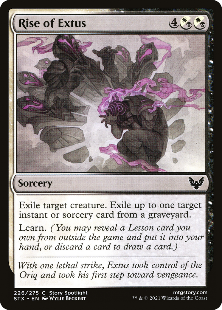 Rise of Extus [Strixhaven: School of Mages]-1