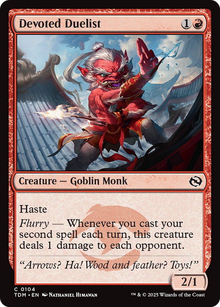 Devoted Duelist [Tarkir: Dragonstorm]-1