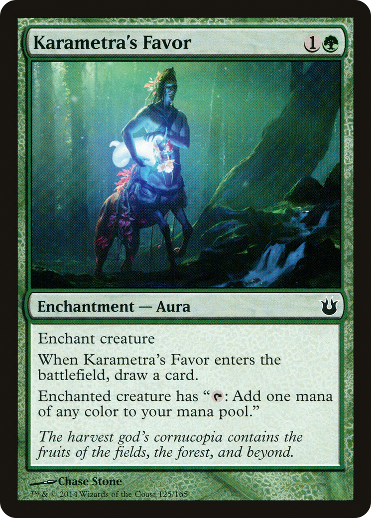 Karametra's Favor [Born of the Gods]-1