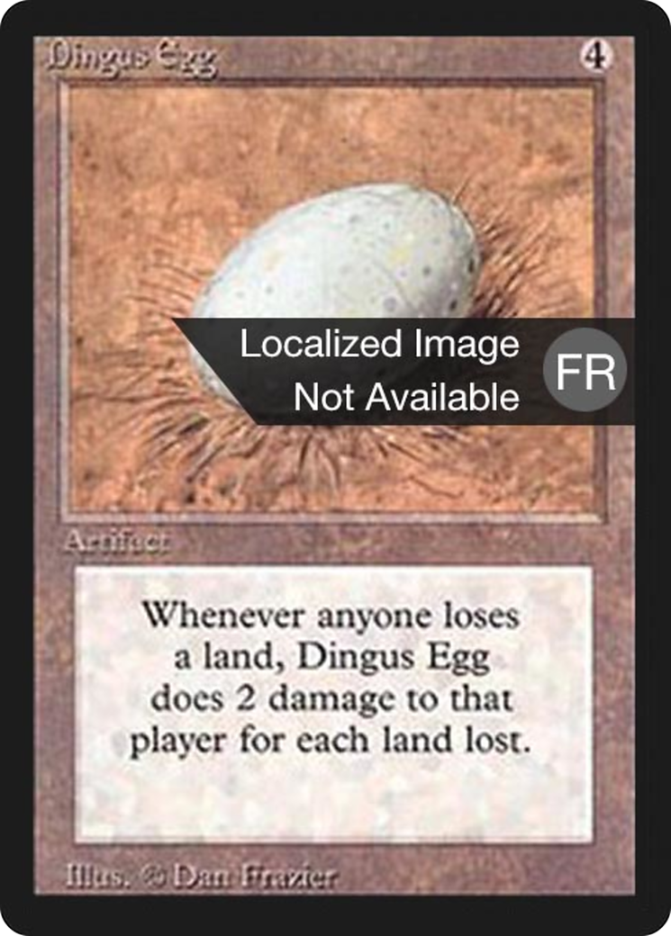 Dingus Egg (FBB-) - Foreign Black Border-1