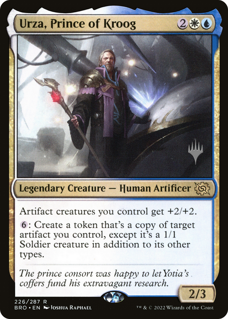Urza, Prince of Kroog (PPBRO-226) - The Brothers' War Promos Foil-1