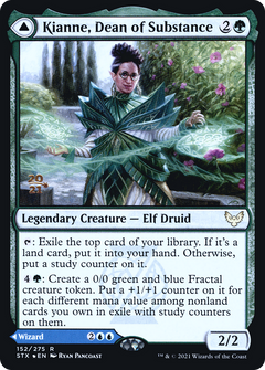 Kianne, Dean of Substance // Imbraham, Dean of Theory [Strixhaven: School of Mages Prerelease Promos]-3