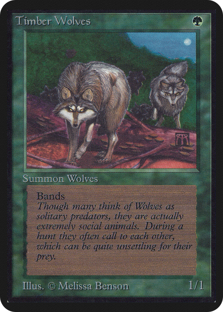 Timber Wolves (LEA-) - Limited Edition Alpha-1
