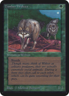 Timber Wolves (LEA-) - Limited Edition Alpha-1