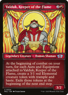 Valduk, Keeper of the Flame (MUL-024) - Multiverse Legends: (Showcase)-1